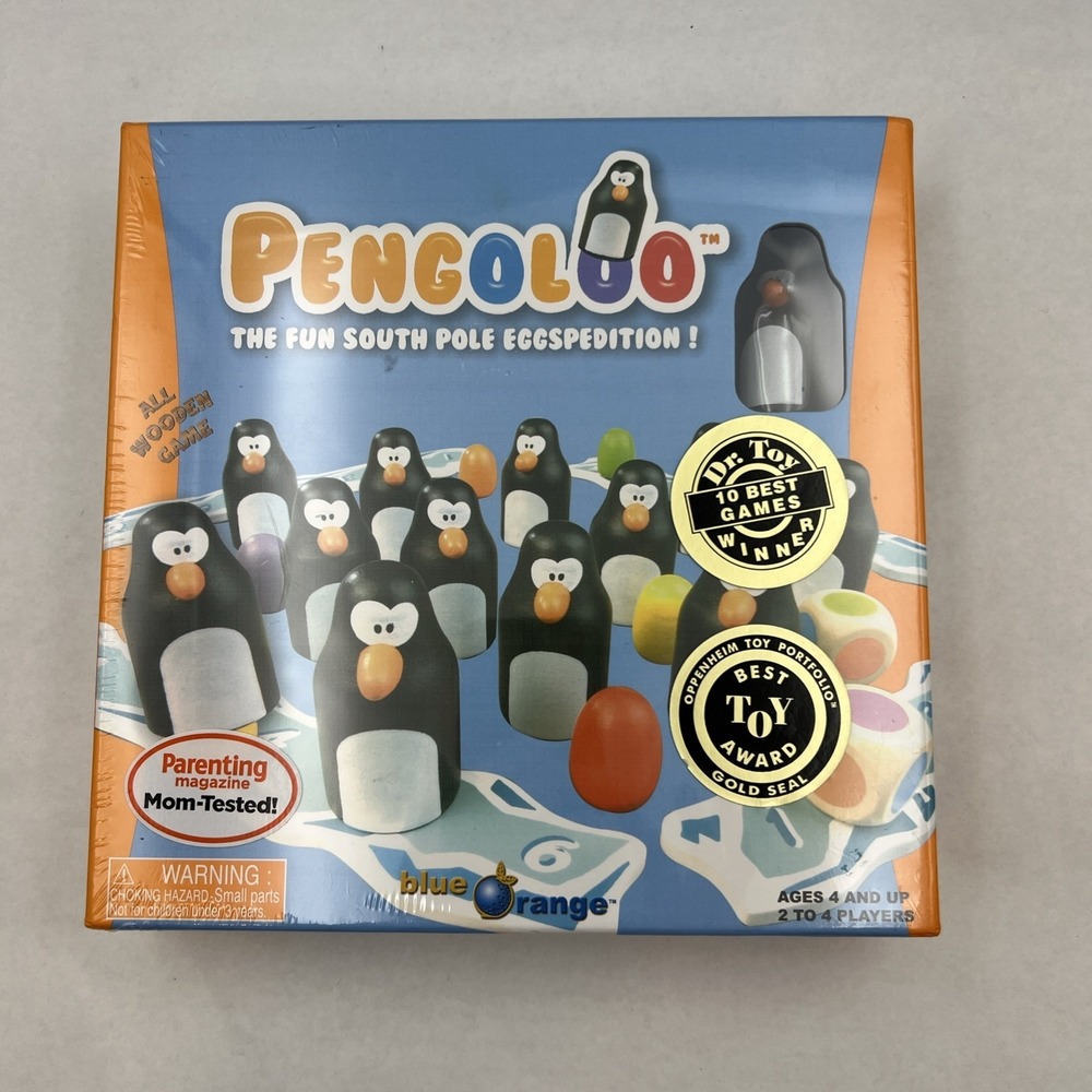 Pengoloo Award-Winning Wooden Skill Building Memory Blue Orange Games NEW‎